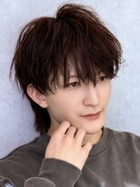 ジーナ 天神(Zina)&nbsp;中性ウルフ/シャドウパーマ【メンズサロンZina天神】