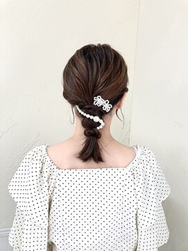 アップル(APPLE) 編みおろしアレンジ