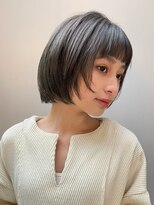 ロンド ボーイ 表参道(Lond BOY)&nbsp;暗めカラー/レイヤーカット/マロンベージュ/くすみベージュ/原宿