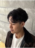 フェザーパーマシャドウパーマセンターパート