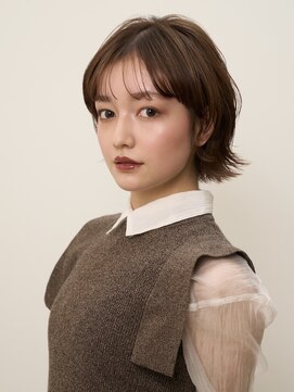 くびレイヤーボブ/20代30代40代50代大人可愛いヘア　恵比寿