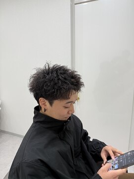 スパイキーパーマ(宮崎/メンズ/宮崎美容室/メンズパーマ)