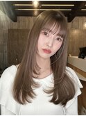 透明感カラー/髪質改善/縮毛矯正/韓国風レイヤーカット