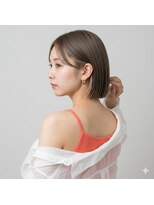 ヘアー リラックス 風香(HAIR RELAX)&nbsp;【短めのタッセルボブ】少し明るめのへカラーで・こなれ感がでる