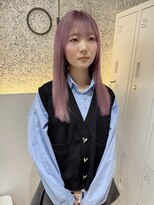 オプス 大名店(Ops)&nbsp;☆フェミニン×ピンクラベンダー×ストレートロング