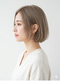 ボブタッセルボブ内巻きハイトーングレージュ
