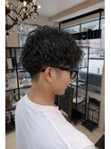 メンズスパイラルパーマ