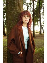 コンクリート(CONCRETE) layer × red brown