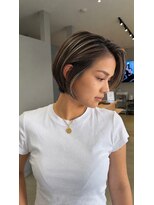 シアー(sheer)&nbsp;大人美人ショート×ハイライトボブ