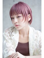 アッシュ 二俣川北口店(Ash) 10代20代30代レイヤーボブ×ハイトーンピンク