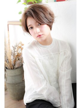 ネスト(Nest) 大人可愛いクラシカルショート×ゆるふわモイストパーマ