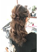 ゆるふわハーフアップアレンジ【ヘアアレンジ　立川南/立川/袴】