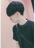 メンズ韓国風前下がりマッシュ