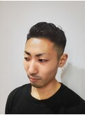 スキンフェード×七三