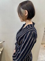 ルチア ヘア ステラ 京都店(Lucia hair stella) インナーハイライトホワイトカラーイヤリングカラー