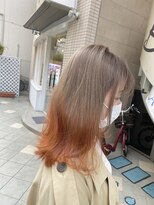 ヘアーアンドメイク ブロッサム 志木南口店(HAIR&MAKE Blossom) オレンジグラデーション 志木南 奥井