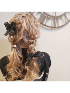 ヘアセットサロン ミント(Hair set salon MINT) 編みおろしツイン