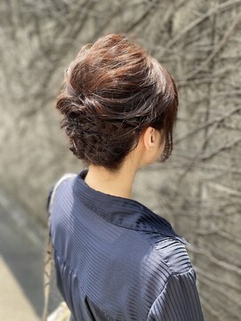 ジーヘアー(G・HAIR) まとめアレンジブラウン