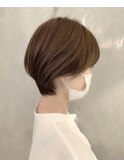 大人ショート×ブラウンベージュ【曽我一太】