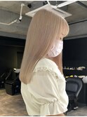 my38_ホワイトピンクブロンド/ハイトーンカラー/Wカラー