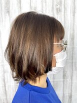 ビューティドレッセヤマノ 池袋パルコ(Beauty Dresse YAMANO)&nbsp;【ダブルカラー】【ウルフカット】キャラメルベージュカラー