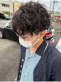 大人のハイライト&パーマ
