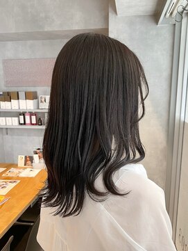 アン 溝の口(un) サイドナチュラルレイヤー×オリーブグレージュカラー☆