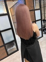 ナンバー リコ 名駅 ジャム 名古屋(N° rico JAM)&nbsp;ピンクベージュ　ケアブリーチ　リンゴ幹細胞トリートメント