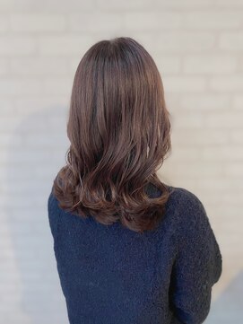 ヘアープロデュース ラピセット 松山(Lapset) 30代40代大人可愛い髪質改善カラーラベンダーグレージュ透明感