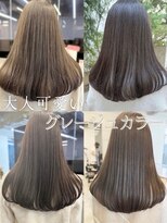 フォンズ(FONS)&nbsp;白髪染めOK透明感カラー上品ベージュグレージュオリーブカラー