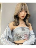 韓国ヘア×インナーカラー×ブリーチカラー