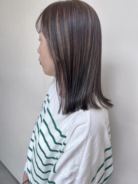 トップヘアー スパアンドリラクゼーション 安城(spa&relaxation) ナチュラルハイライトでイメチェン