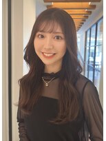 ロングレイヤー 小顔カット 2wayバング 韓国へア 髪質 改善