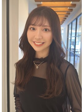 ローネス ギンザ(LONESS ginza) ロングレイヤー 小顔カット 2wayバング 韓国へア 髪質 改善