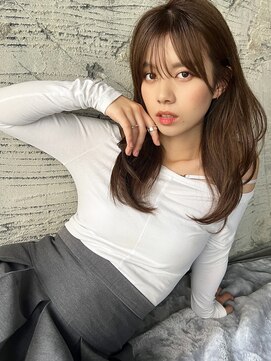 マリアバイアフロート(Maria by AFLOAT) 【山田】シースルーバングレイヤー内巻きカール