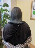 ぱつっと外はねボブ
