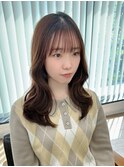 韓国前髪顔周り×小顔レイヤー[横浜/縮毛矯正/前髪縮毛矯正]