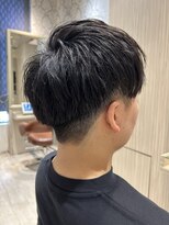 ビス リアン 川口店(Vis lien) 爽やかマットショート☆ビジネス刈り上げツーブロックブラック