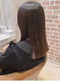 大人かわいい☆さらつやセミロング♪髪質改善ストレート