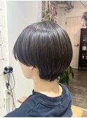 《re view MIRU》ハンサムショート/暗めオリーブベージュ