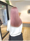 ペールピンク[千葉/千葉駅/髪質改善/ケアブリーチ/韓国風]