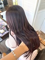 シエルバイアフロート(ciel by afloat)&nbsp;〈藤間〉ラベンダーピンク/ブリーチなし/韓国ヘア/レイヤー