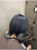 ハイトーン/ブリーチ/ブルー