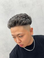 ルースト 西院店(ROOST)&nbsp;極道パーマ×ホワイトハイライト