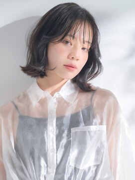 ラフィス ヘアー レイヴ 姫路店(La fith hair reve) 【La fith】外ハネボブ×暗髪カラー×美髪