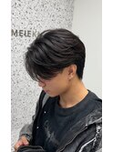 波巻きスパイラルパーマメンズマッシュツイストスパイラルパーマ