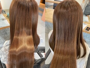 リブ(LIV)の写真/髪質に合わせたトリートメントをご提案！髪の芯から栄養補給し、毛先まで潤う憧れのサラツヤ美艶ヘアに♪