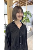 切りっぱなしボブ