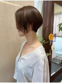 襟足すっきりショートスタイル