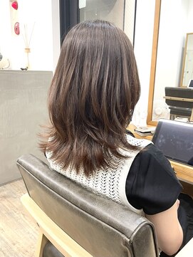 セイドット フクオカ(Say.FUKUOKA) 【レディース・大名】レイヤーミディアム×くびれ×ウルフ